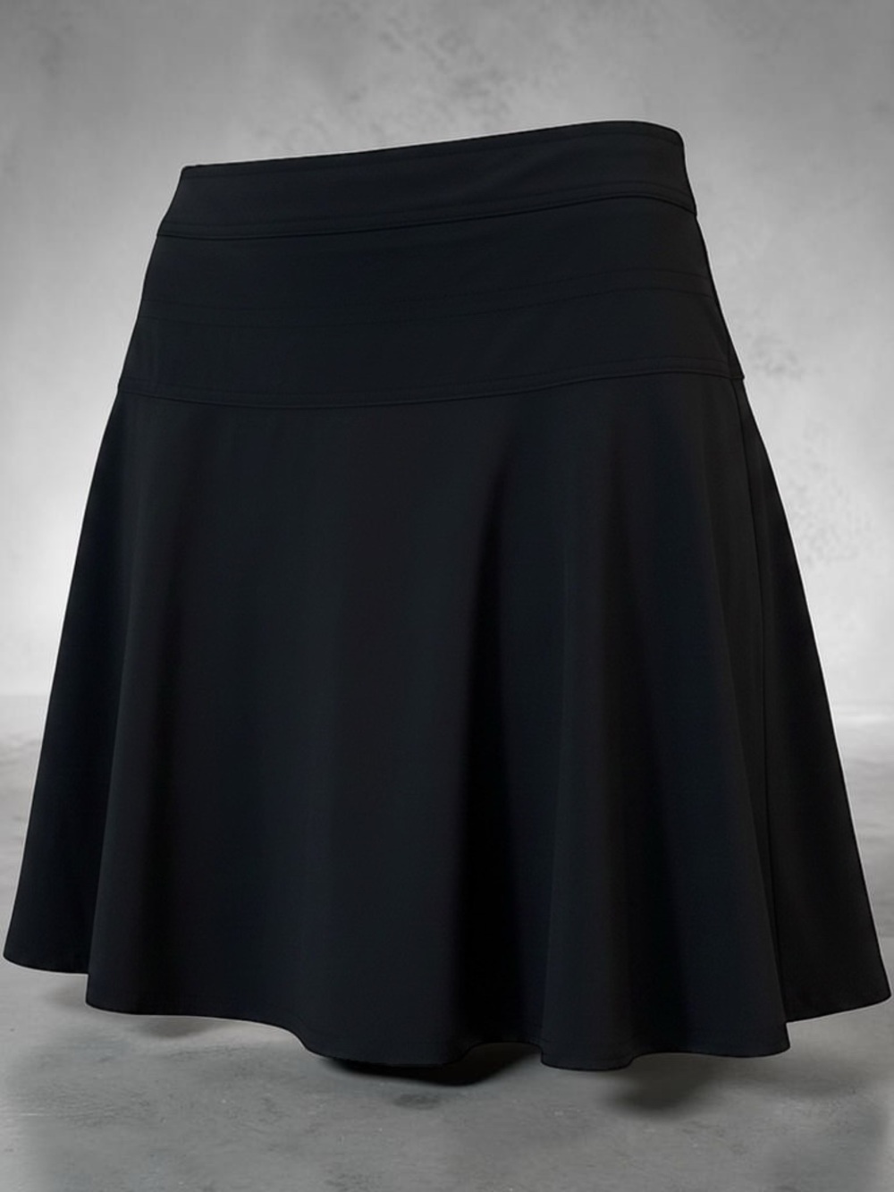 Athleta Black Circle Skirt with Wide Waistband